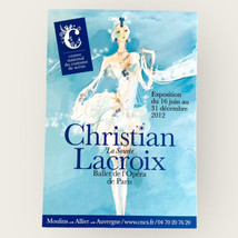 Christian Lacroix Ballet del I&#39;Opera de Paris France NEW Postcard 2012 - $12.07