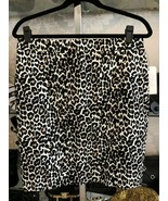 J.Crew Animal Imprimé Jupe Trapèze Style #B8212 Sz 8P Nwt - $63.26