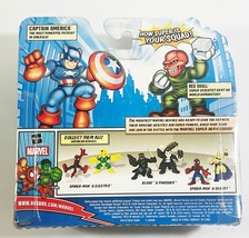 Marvel Super Hero Squad Wave 9 Red Skull &amp; Captain America Tossing Shield - £15.26 GBP