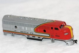 Tyco HO Scale EMD F7 Santa Fe #4015 locomotive shell with bottom weight - £14.81 GBP