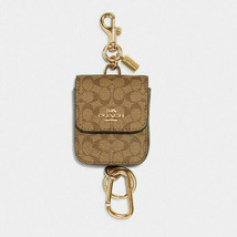 Coach Multi Attachments Case Bag Charm In Signature Canvas ~NWT~ Khaki C... - $84.15