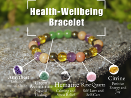 Health And Wellbeing Bracelet For Good Health | Healing Bracelet, Mental Health - £18.77 GBP