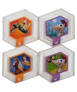 Disney Infinity 1.0 Series 3 Power Discs Lot of 4 - $5.00