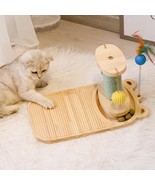 Interactive Wooden Cat Scratcher Maze Ball Toy - £38.94 GBP+