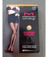 NWT Maidenform Sweet Nothings Black Shaping Sheers Large  - See Description - £8.61 GBP