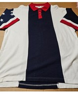 Redhead Bass Pro Shops Patriotic Polo Mens XL Shirt Team Carter Custom o... - $18.39