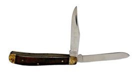 LL Bean Trapper II 2 Blade Folding Knife Schrade USA Made - £38.93 GBP