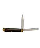 LL Bean Trapper II 2 Blade Folding Knife Schrade USA Made - $49.49