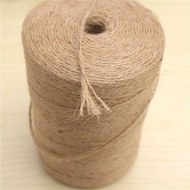 Natural String Macrame Jute Twine Hemp Rope Scratching Cord 2mm 300m Diy Craft - £27.79 GBP