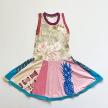 Courtney Courtney Sleeveless Dress 6/7 Pink Hawaiian Print Twirl Skirt U... - £29.32 GBP