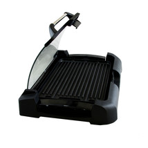 Megachef Reversible Indoor Grill and Griddle with Removable Glass Lid - £86.38 GBP