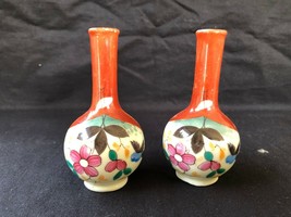 Ancien pour Maison de Poupée Paire De Vases Soliflores. Chine - £59.95 GBP