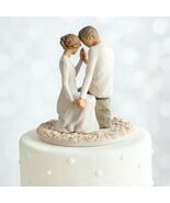ARAUND YOU CAKE TOPPER FIGURE SCULPTURE HAND PAINTING WILLOW TREE BY SUS... - $83.29