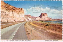 Postcard The Pallisades Interstate 80 Wyoming - £2.24 GBP