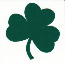 REFLECTIVE Notre Dame Fightin Irish shamrock 1.75 inch fire helmet decal sticker - £2.80 GBP