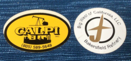 Vtg Big West California Calpi Bakersfield Refinery Oil Gas Decal Sticker... - $18.33