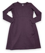 Duluth Trading Co Women&#39;s Burgundy Wearwithall Ponte Knit Dress w/ Pocke... - £23.08 GBP