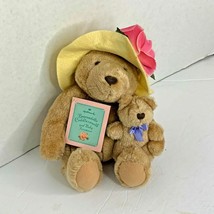 New Hallmark Bearnadette Cuddlesworth &amp; Baby Fuzzmore Plush Stuffed Doll... - $8.39