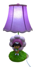 Dora the Explorer 17” 3D flower Desk Lamp &amp; Nightlight Purple Works READ - £24.91 GBP