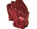Rawlings Highlight Series Red Leather Baseball Mitt Glove Youth LHT  10.... - $22.76