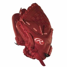 Rawlings Highlight Series Red Leather Baseball Mitt Glove Youth LHT  10.... - £17.98 GBP