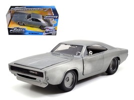 Dom&#39;s 1970 Dodge Charger R/T Bare Metal &quot;Fast &amp; Furious 7&quot; (2015) Movie 1/24 Di - £34.66 GBP