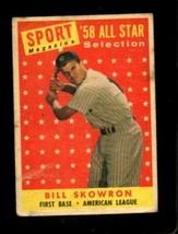 1958 Topps #477 Bill Skowron Good+ Yankees As *NY2690 - £3.11 GBP