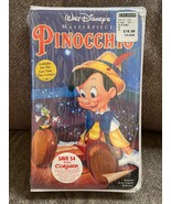 Walt Disney Masterpiece Collection VHS &quot;Pinocchio&quot; All Original Sealed/S... - £5,629.25 GBP