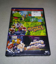The Muppets Take Manhattan Muppets From Space Kermit&#39;s Swamp Years 3 DVD... - £10.95 GBP