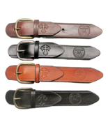 CHRISTIAN  CROSS  BELT * 2 Different Crosses *  Cowhide *4 Colors * 1-1/... - $45.20 CAD