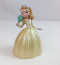 Disney Sofia the First Princess Amber With Green Hand Fan 3&quot; Mini Figure - $5.81