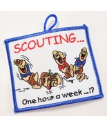Vintage Scouting One Hour A Week Comedy Boy Scouts America Camp Patch - $10.52