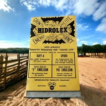 Hidrolex Growth Promoter Consolidated Products Cow Notepad Danville Illi... - $353.75 MXN