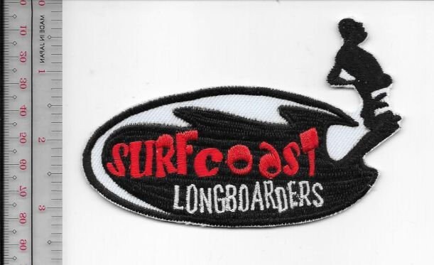Primary image for Vintage Surfing Australia Surf Coast Longboarders Victoria, AU Member Patch 3x4.