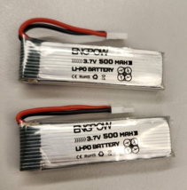 ENGPOW 3.7V 500mah Rechargeable Lipo Battery Quadcopter Drone Pack Of 2 - £3.73 GBP