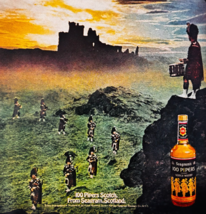 1970 Seagram&#39;s 100 Pipers Scotch Whisky Advertisement Scottish Legend F15P - $24.99