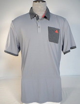 Adidas Golf ClimaCool Gray Short Sleeve Polo Shirt Men&#39;s NWT - $89.99