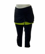 ALEX + ABBY Women&#39;s Modest Activewear Black &amp; Green Skirt Over Leggings ... - €21,87 EUR
