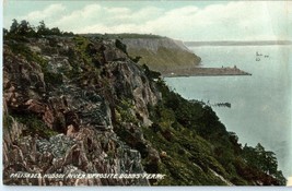 Palisades Hudson River Opposite Dobbs Ferry New Jersey Vintage Postcard - £11.83 GBP