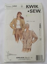 Kwik Sew 1452 Misses Blazer Sewing Pattern Size 6 8 10 12 UNCUT - $10.93