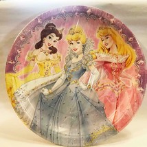 Disney Princess Jewel Lunch Plates 8 Per Package New Birthday Party Supp... - $5.25