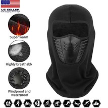 Windproof Fleece Neck Winter Warm Balaclava Ski Full Face Mask For Cold Weather - £11.74 GBP