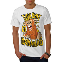 Wellcoda Banana Monkey Wild Animal Mens T-shirt,  Graphic Design Printed Tee - £14.94 GBP+
