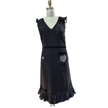 Moschino wool and nylon little black dress shift Size 8 - $88.21