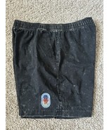 adidas Men’s Competition Shorts Distress Wash Black Embroidered Logo Siz... - $44.43 CAD