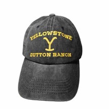 Yellowstone Dutton Ranch Baseball Cap Adjustable Cotton Duck Dark Gray - £4.42 GBP