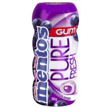 Mentos Sugar free Pure Fresh Gum 30g 10pcs - Grape - £32.70 GBP
