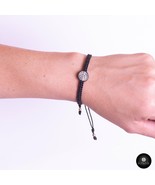 Kavak - Handmade Girl Black Saint Benedict Adjustable Women&#39;s Bracelet - $19.14 CAD