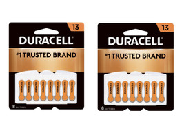 16 Pack Duracell 1.4V Size 13 Zinc Air Hearing Aid Battery #DA13B8 - £14.27 GBP