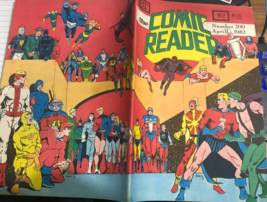 COMIC READER #200 fanzine (1982) Harvey Mighty Archie super-hero index - $19.79